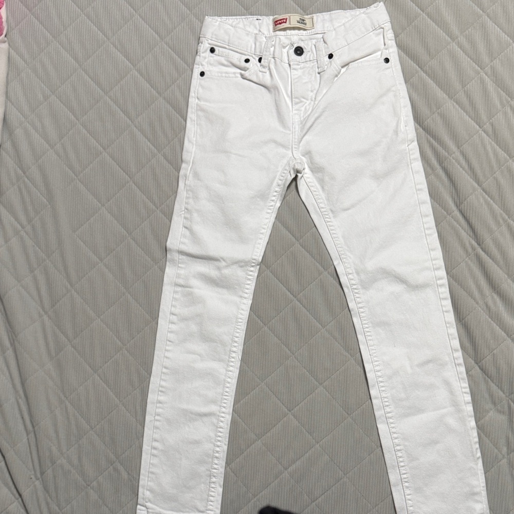 Levi's White Skinny Jeans